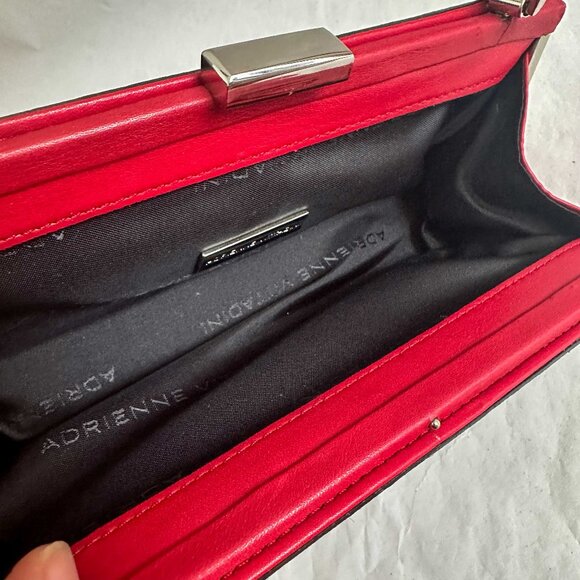 CHICEST Adrienne Vittadini leather zebra print calf hair mini purse - Picture 7 of 8